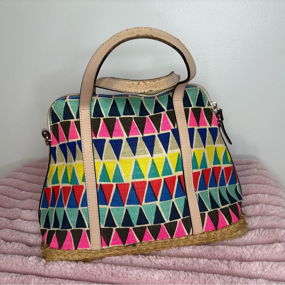 Kate Spade Colorful Geometric Pattern purse - Picture 9 of 9